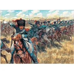 Italeri Napoleonic War Fr Lght Cav 72 Model Kit — box art