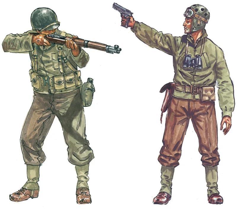 Italeri 1/72 WWII American Infantry Model Kit — official product photo 3