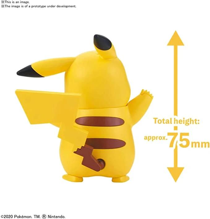 Bandai 01 Pikachu Pokemon Quick Model Kit — official product photo 2