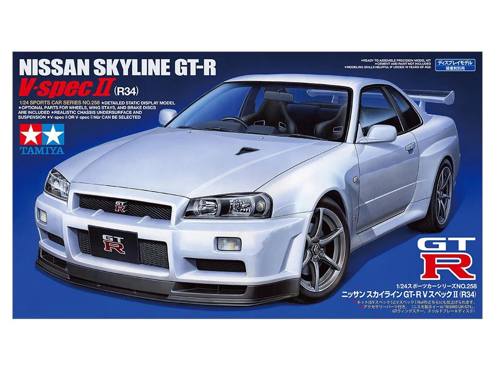 Tamiya 1/24 Nissan Skyline Gt-r Model Kit — official product photo 1