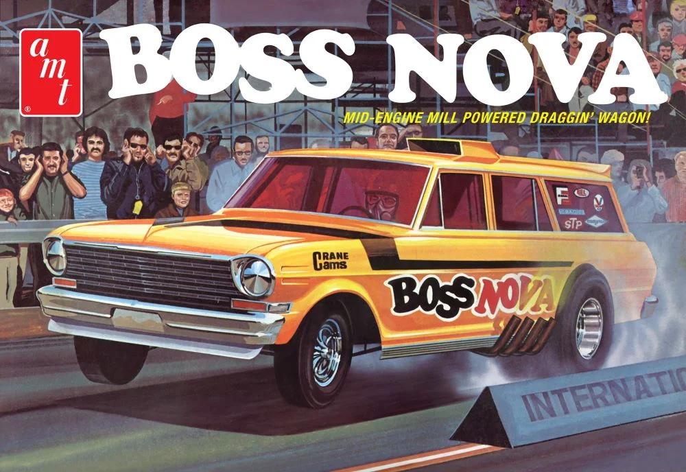 AMT 1/25 Boss Nova Funny Car Model Kit — box art