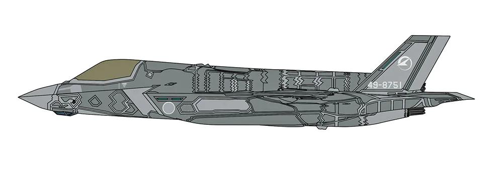 Hasegawa 1/72 F35 Lightning II B Jasdf Model Kit — official product photo 3