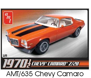 AMT 1/25 70-1 2 Camaro Z28 Model Kit — box art