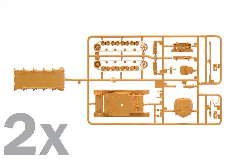 Italeri 1/72 SD Kfz 161 Pz Kpfw IV F1 Model Kit — official product photo 3