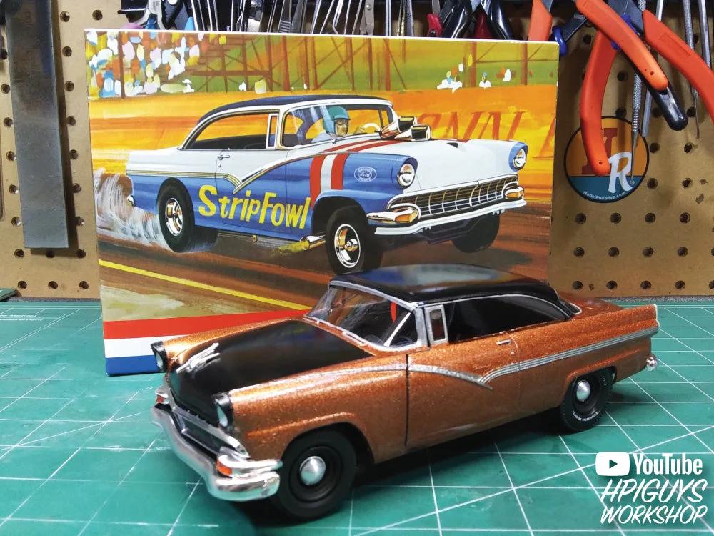 AMT 1/25 56 Ford Victoria Hardtop Model Kit — official product photo 5