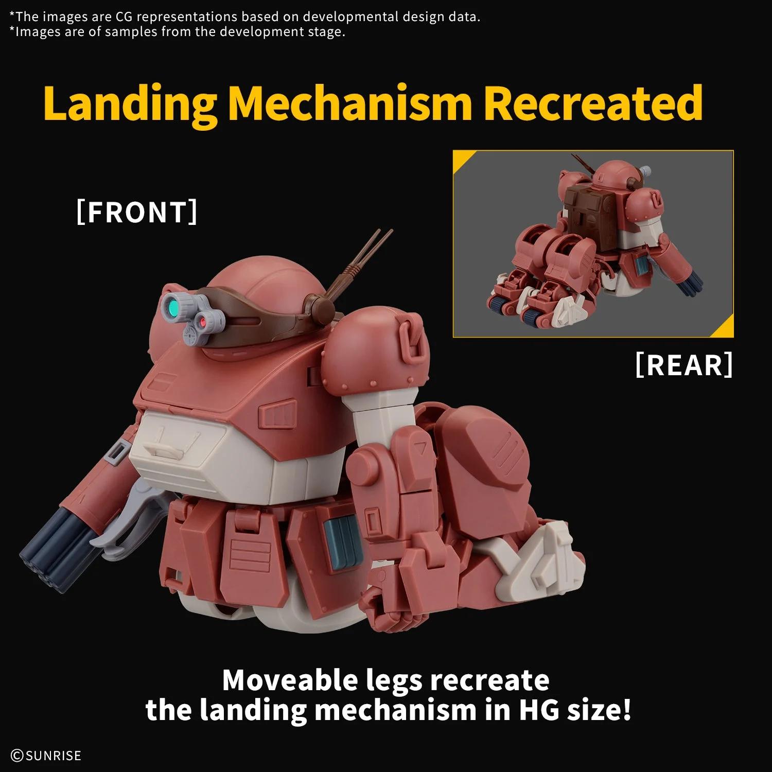 Bandai 1/144 HG Brutishdog Model Kit — official product photo 2