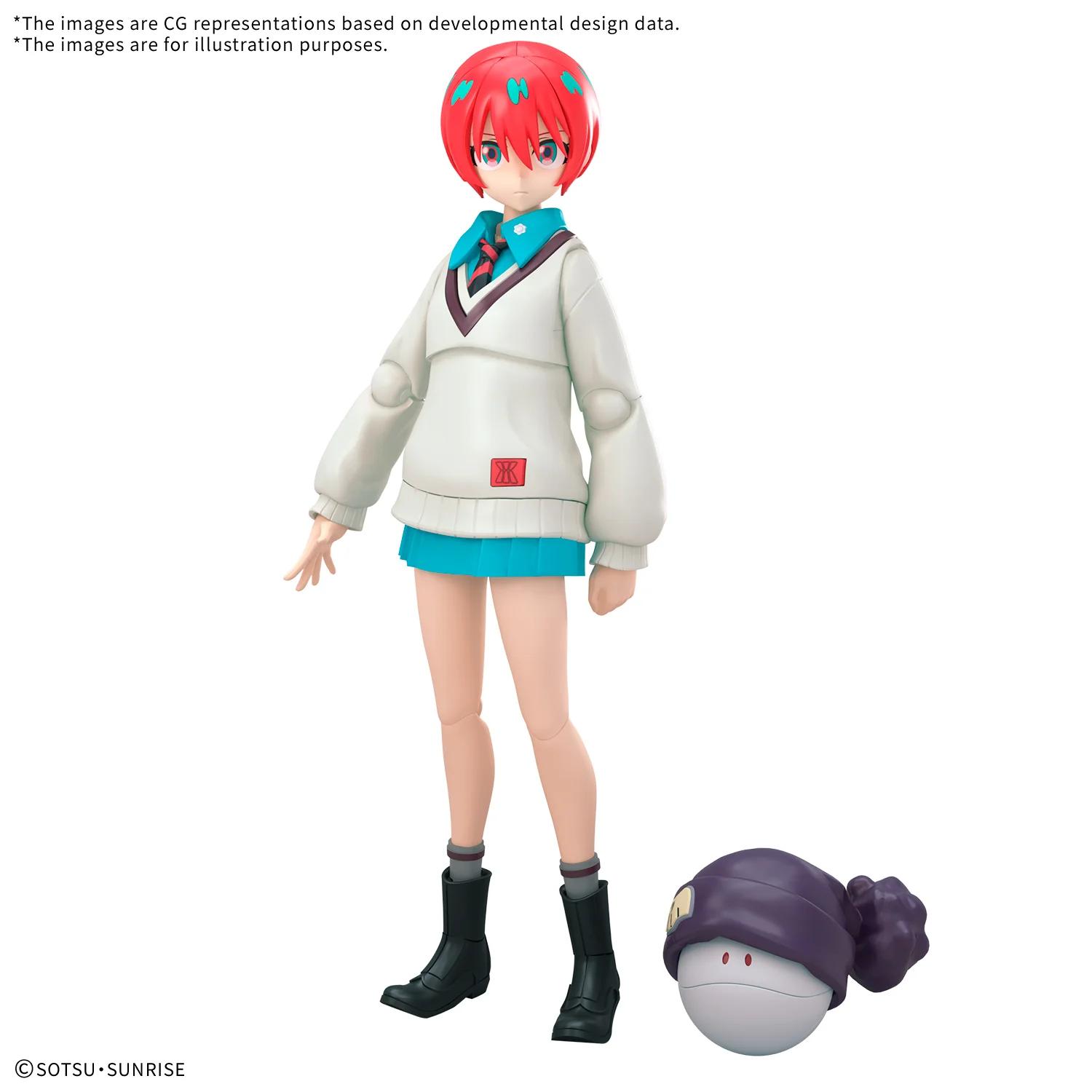 Bandai Amate Yuzuriha Gquuuuuux Fig-rise Model Kit — official product photo 1