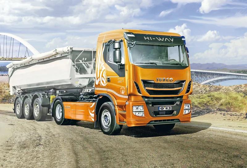 Italeri 1/24 Iveco Hi-way 480 E5 Model Kit — official product photo 1