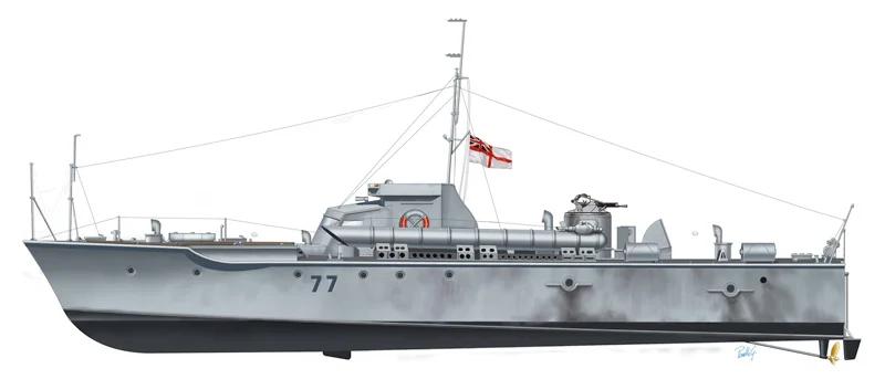 Italeri 1/35 Vosper 736 Mtb Model Kit — official product photo 4