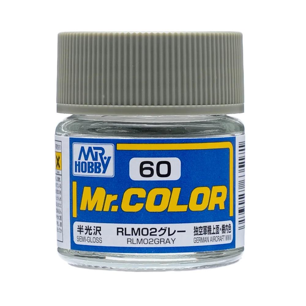 Mr. Hobby Mr. Color RLM02 Gray (C60) 10 ml — official product photo 1