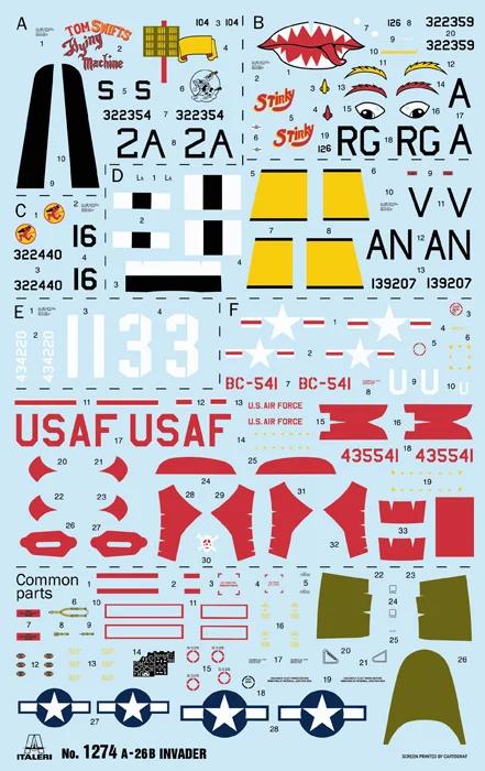 Italeri 1/72 A-26A Douglas B Invader Model Kit — official product photo 3