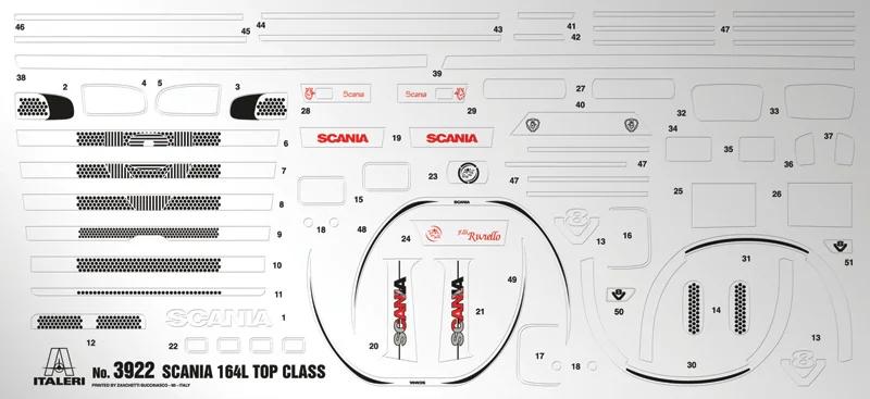 Italeri 1/24 Scania 164l Topclass Model Kit — official product photo 3