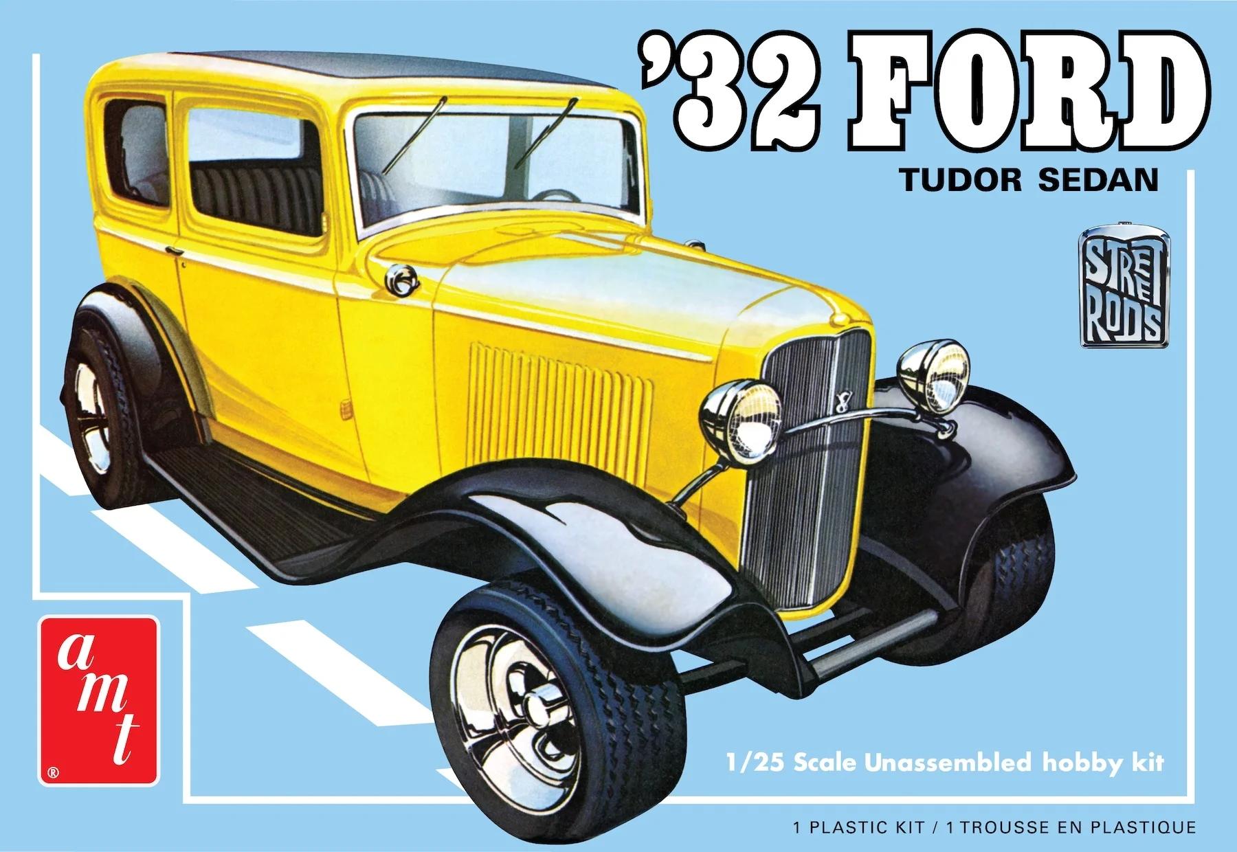 AMT 1/25 32ford Sedan Street Rod Series Model Kit — box art