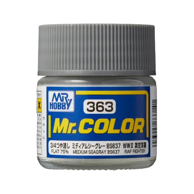 Mr. Hobby Mr. Color Medium Seagray BS637 (C363) 10 ml — official product photo 1