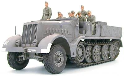 Tamiya 1/35 German Famo Half Track Model Kit — box art