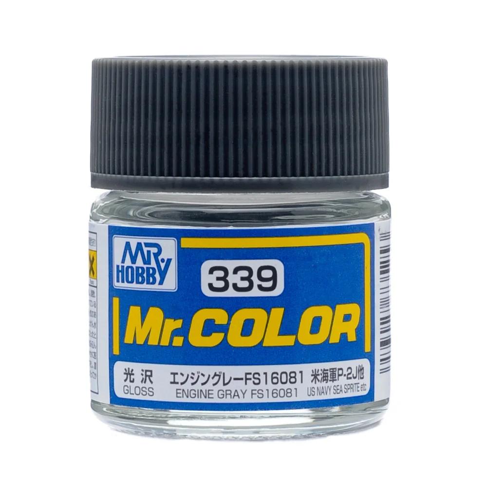 Mr. Hobby Mr. Color Engine Gray FS16081 (C339) 10 ml — official product photo 1
