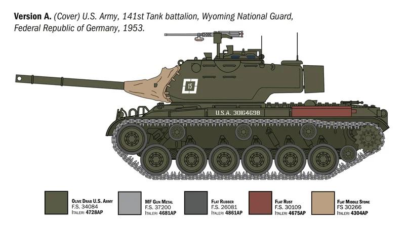 Italeri 1/35 M47 Patton Model Kit — official product photo 3