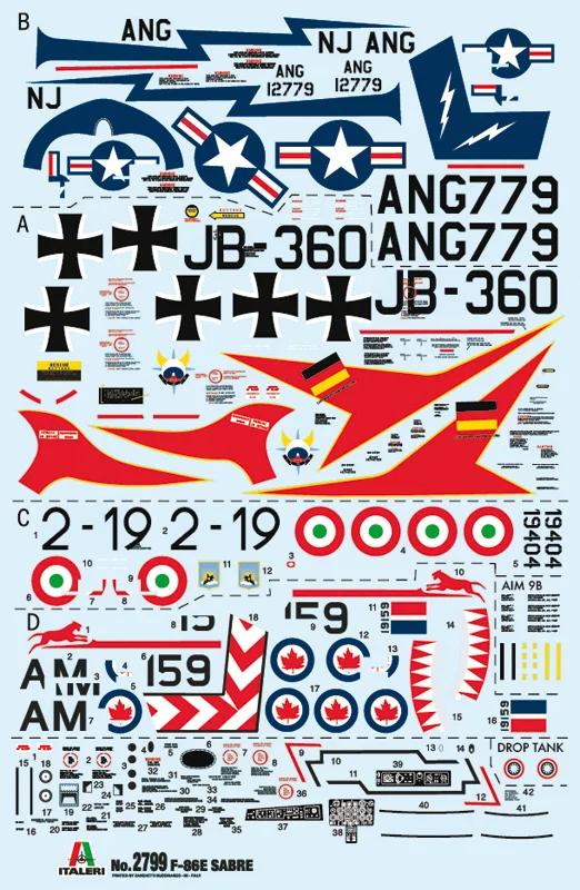 Italeri 1/48 F-86E Sabre — official product photo 2