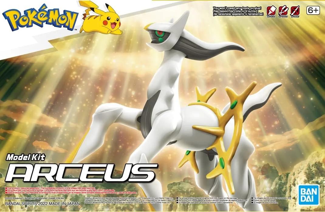 Bandai Arceus Pokemon Model Kit — box art