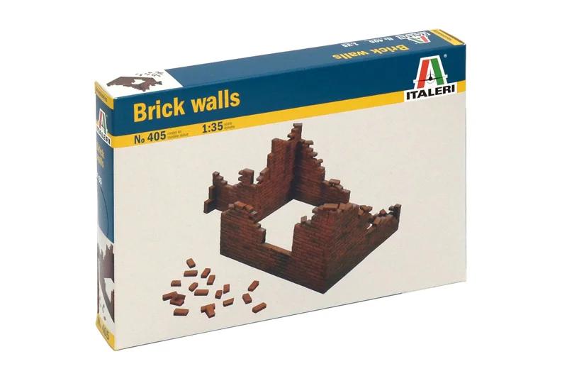 Italeri 1/35 Brick Walls Model Kit — official product photo 2