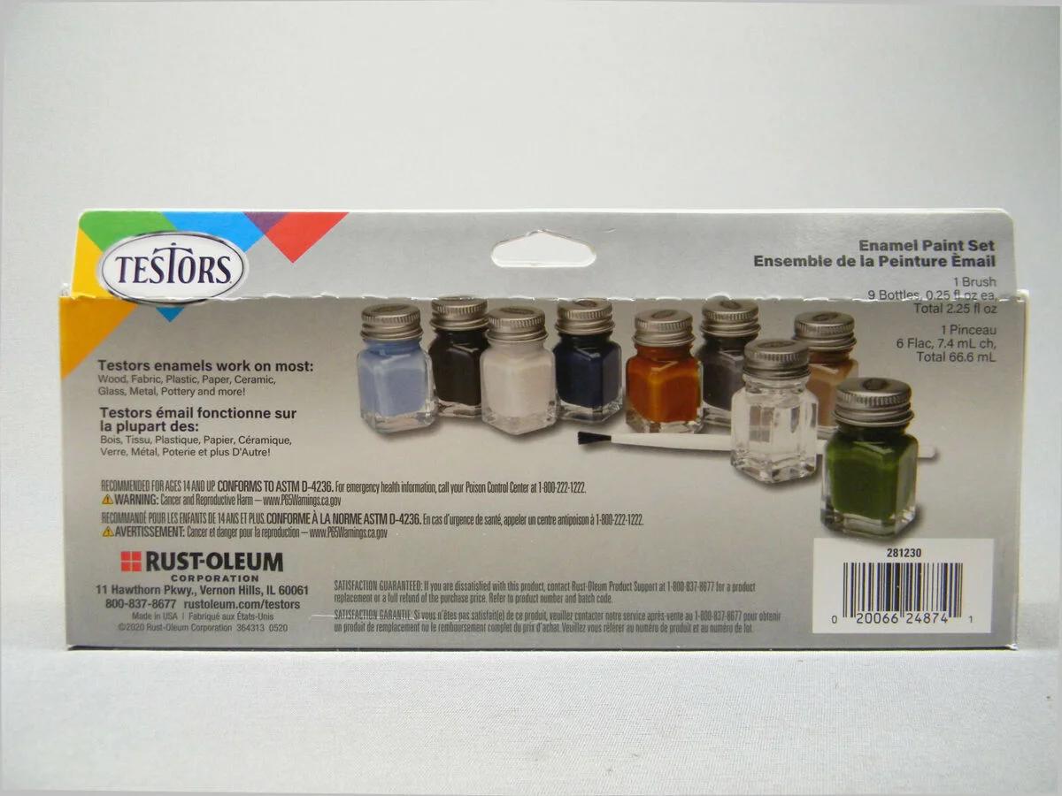 Testors Camo Flat Enamel Paint Set 9131 — product photo