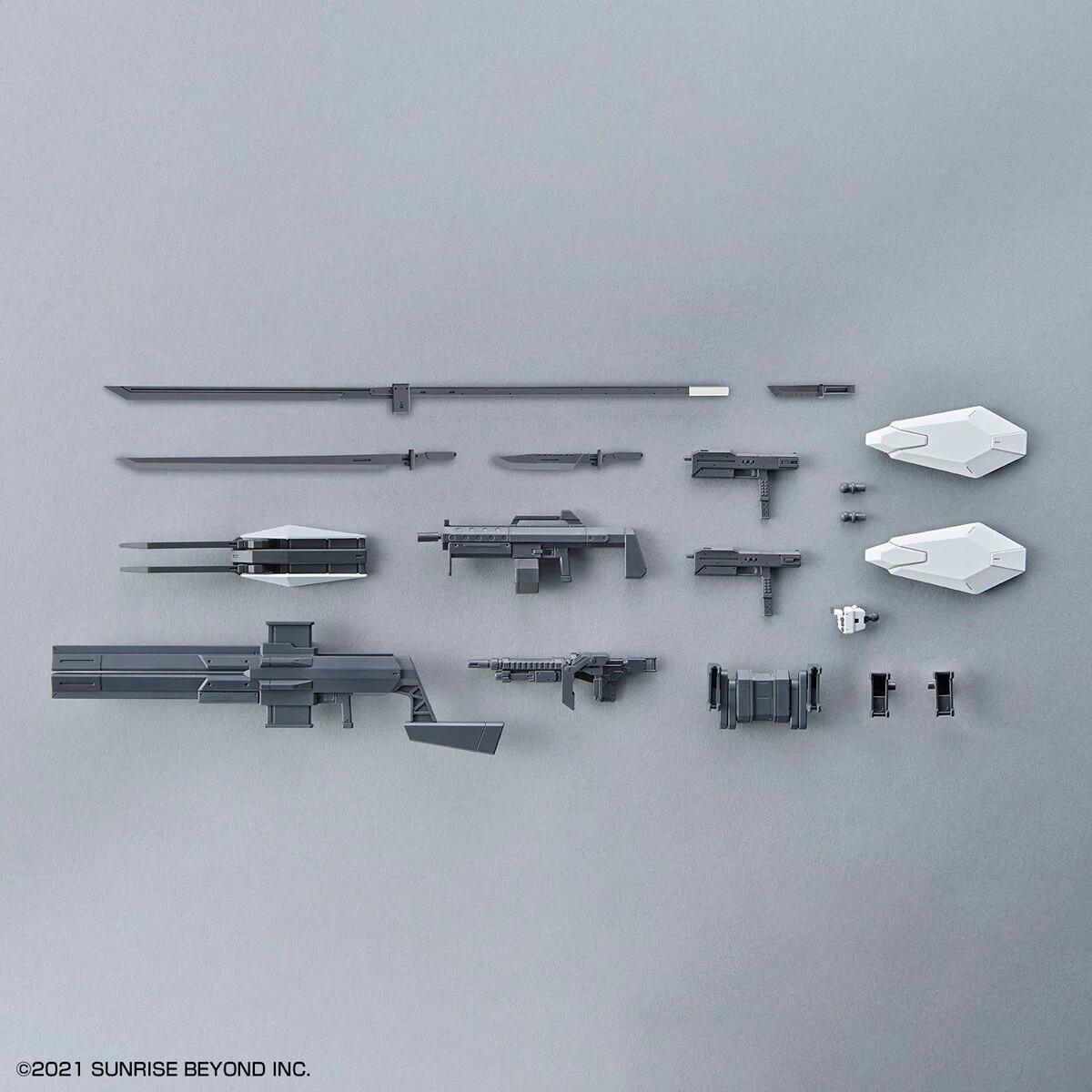 Bandai Amaim Warrior At Borderline Weapon Set — official product photo 1