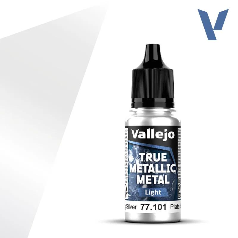Vallejo True Metallic Sterling Silverlight6pk — product photo