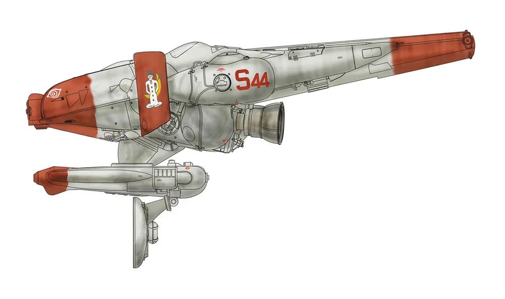 Hasegawa 1/35 Lunadiver Stingray Moon Snowman Model Kit — official product photo 3