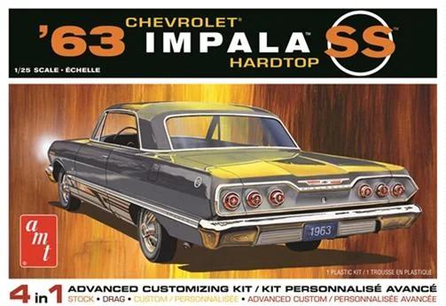 AMT 1/25 63 Chevy Impala Ss 2t Model Kit — box art