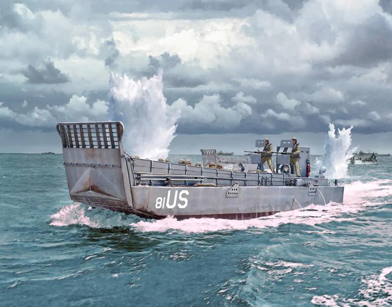 Italeri 1/35 LCM-3 Landing Craft Model Kit — official product photo 1