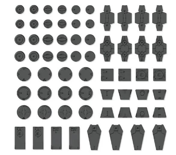 Bandai Customize Materialdecorationparts1gray Model Kit — product photo