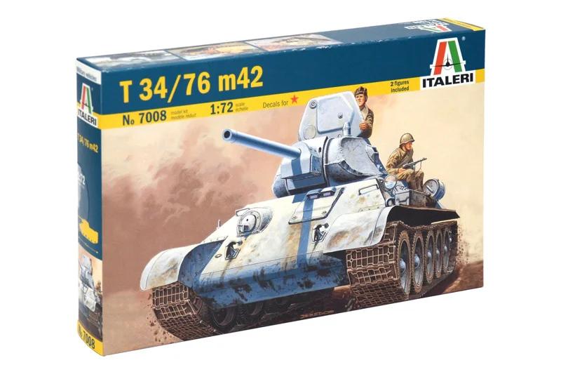 Italeri 1/72 T-34 76 Russian Tank Model Kit — official product photo 2