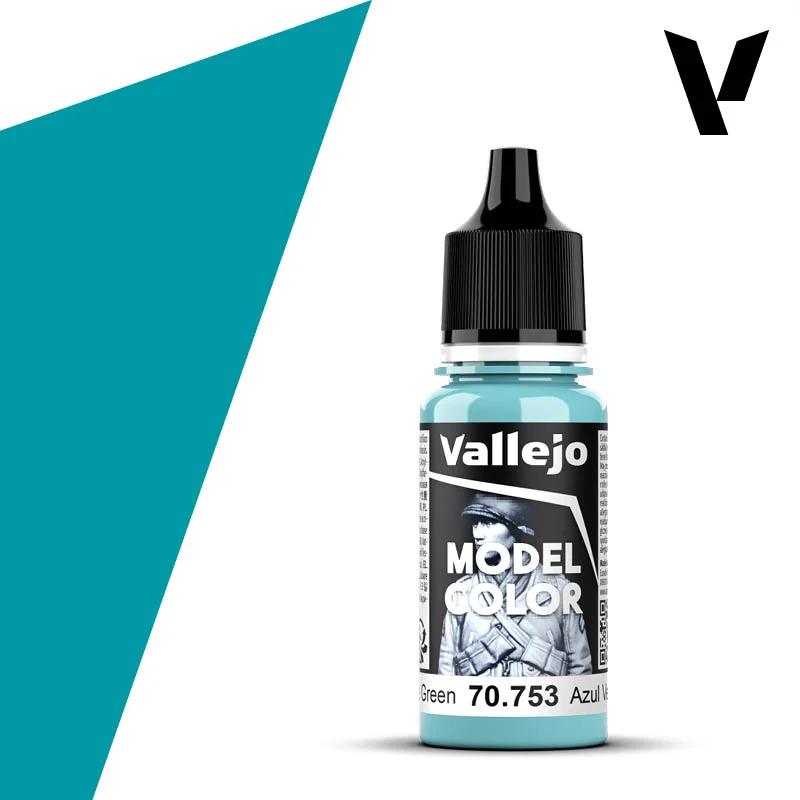 Vallejo Color Matt Light Blue Green 6pk — product photo