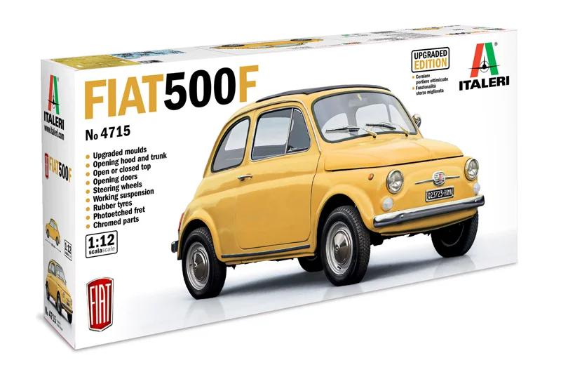 Italeri 1/12 Fiat 500f 1968 Upgraded Edition Model Kit — official product photo 2
