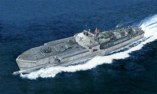 Italeri 1/35 Schnellboot S100 Model Kit — official product photo 1