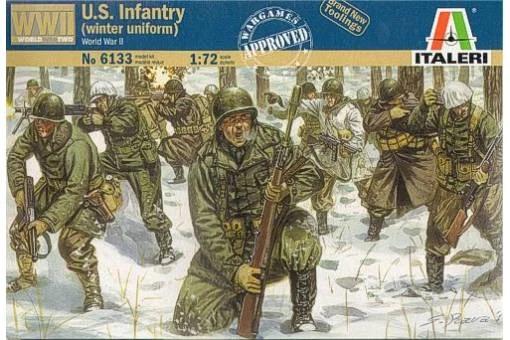 Italeri 1/72 WWII U S Infwntr Unifrm Model Kit — box art