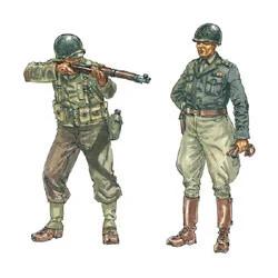 Italeri 1/72 WWII American Infantry Model Kit — box art