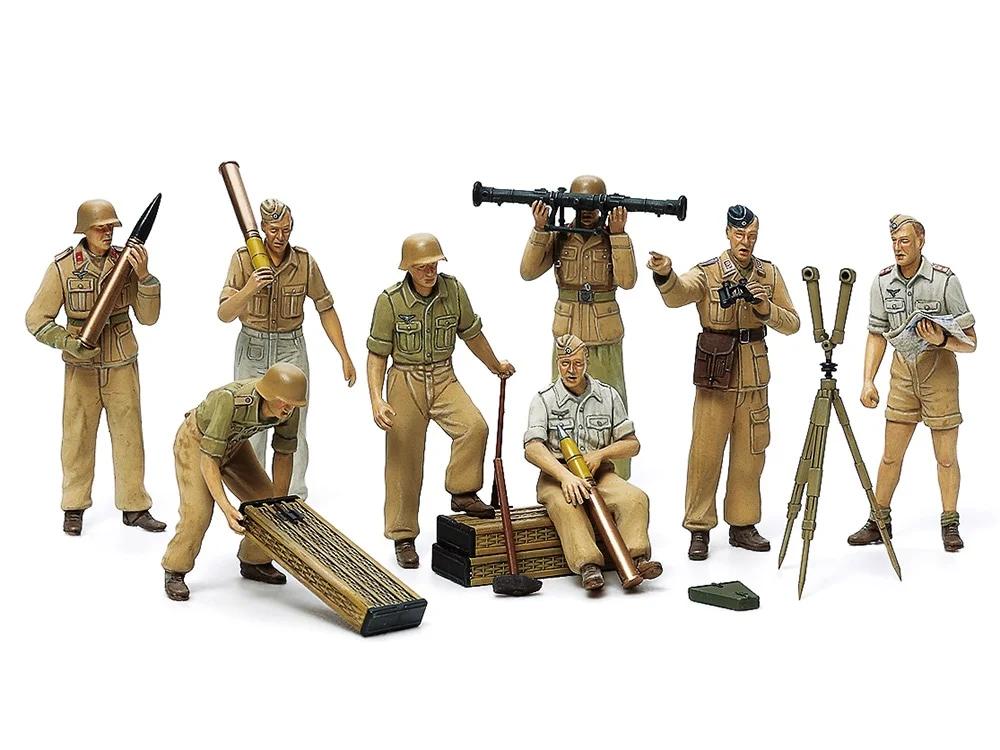 Tamiya 1/35 German Artillery Crew Model Kit — official product photo 1