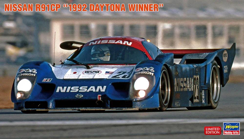 Hasegawa 1/24 Nissan R91cp 1992 Daytona Winner Model Kit — official product photo 1