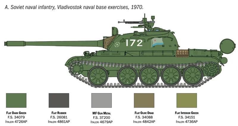 Italeri 1/72 T-55 Main Battle Tank Model Kit — official product photo 4