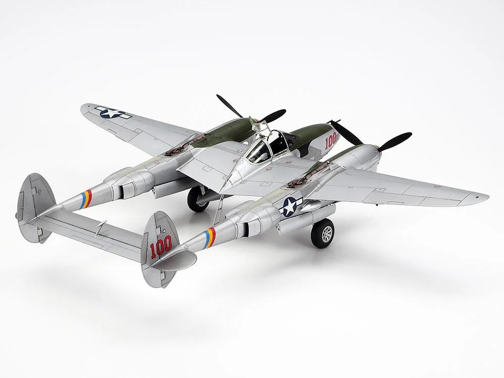 Tamiya 1/48 P-38J Lockheed Lightning Model Kit — official product photo 1