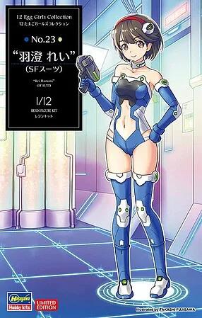 Hasegawa 1/12 12 Egg Girls Collection 23 Rei Model Kit — box art