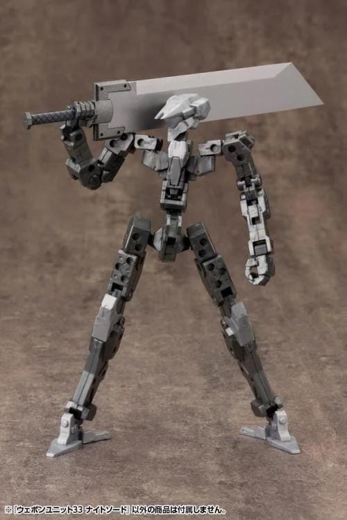 M.S.G Modeling Support Goods Weapon Unit 33 Knight Sword — official product photo 5