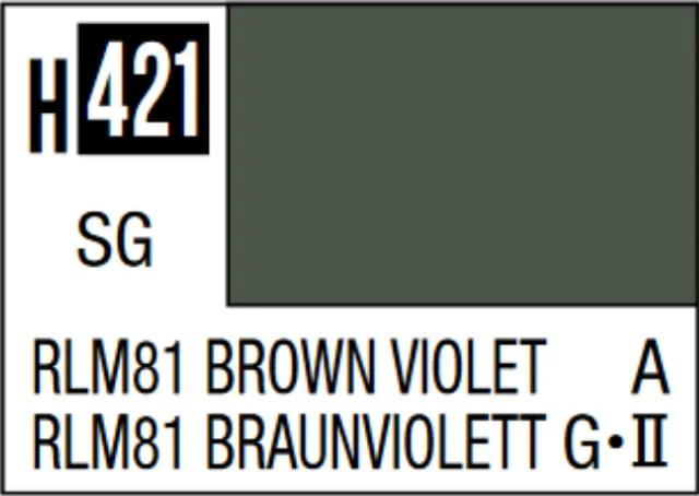 Mr. Hobby Aqueous Hobby Color H421 RLM81 Brown Violet (Semi-Gloss) 10ml — product photo