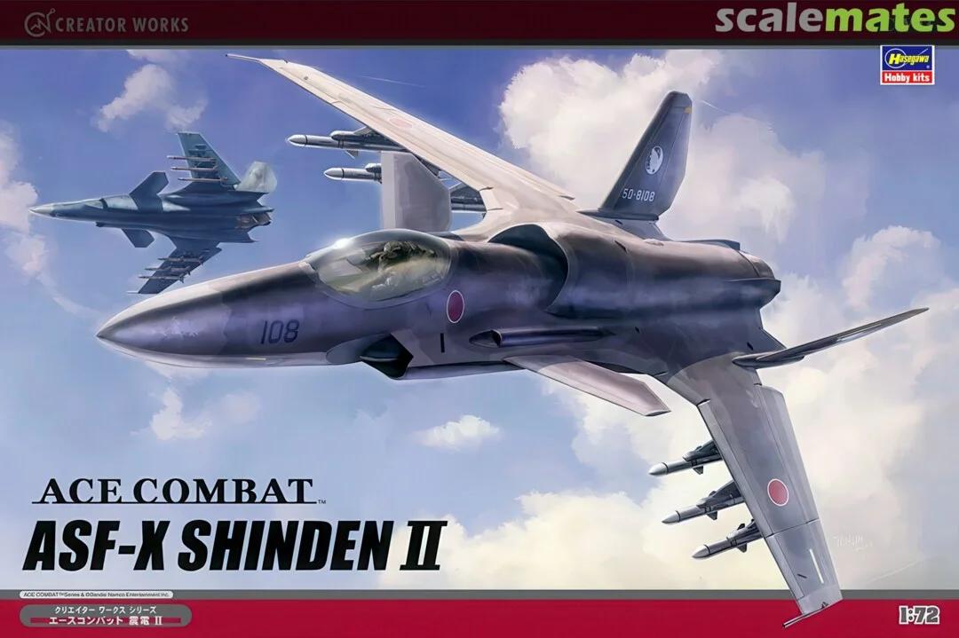 Hasegawa 1/72 ASF-X Ace Combat Shinden II Model Kit — official product photo 1