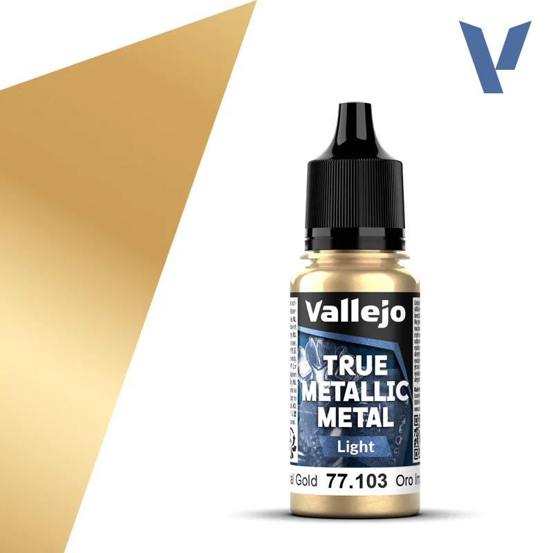 Vallejo True Metallic Imperial Goldlight6pk — product photo