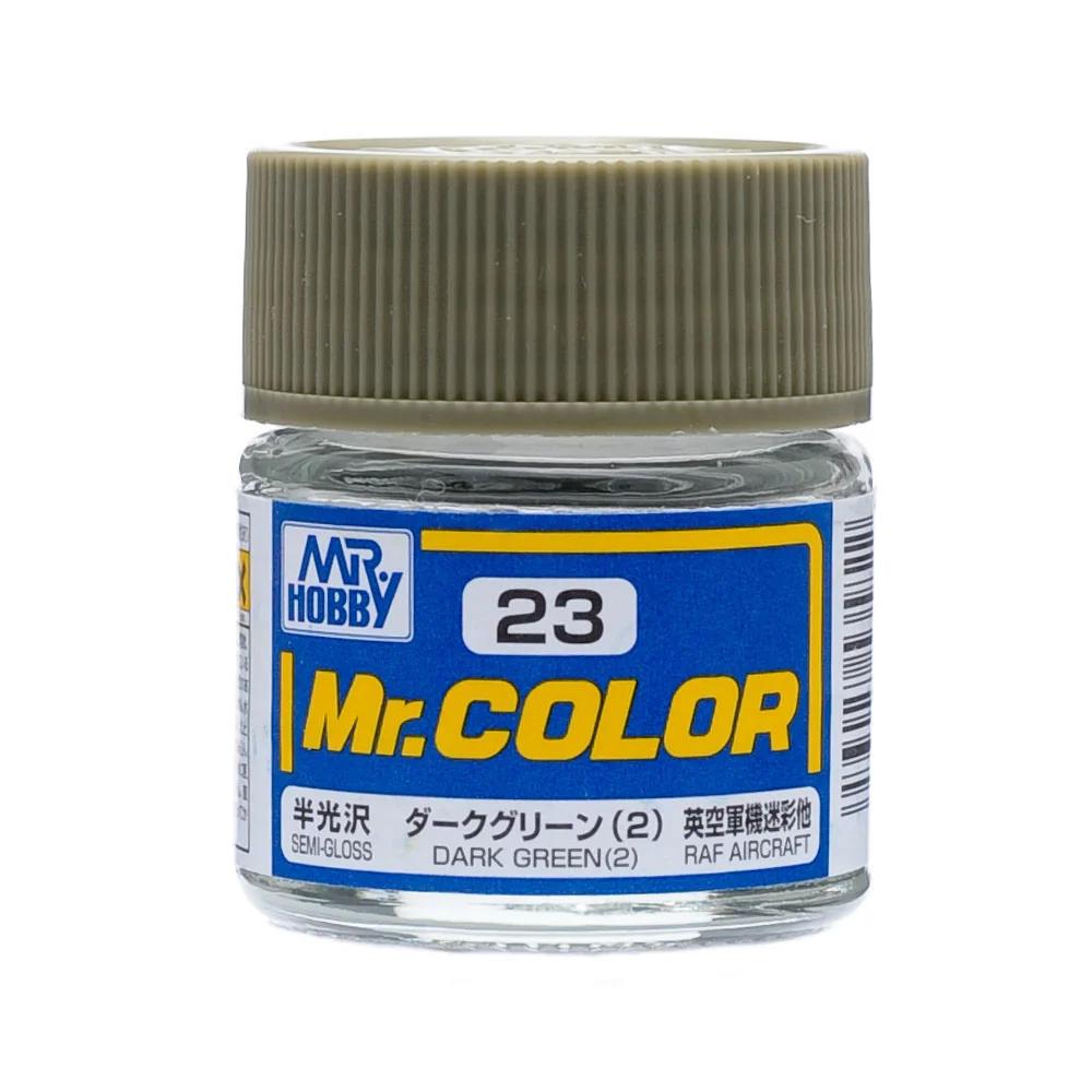 Mr. Hobby Mr. Color Dark Green (2) (C23) 10 ml — official product photo 1