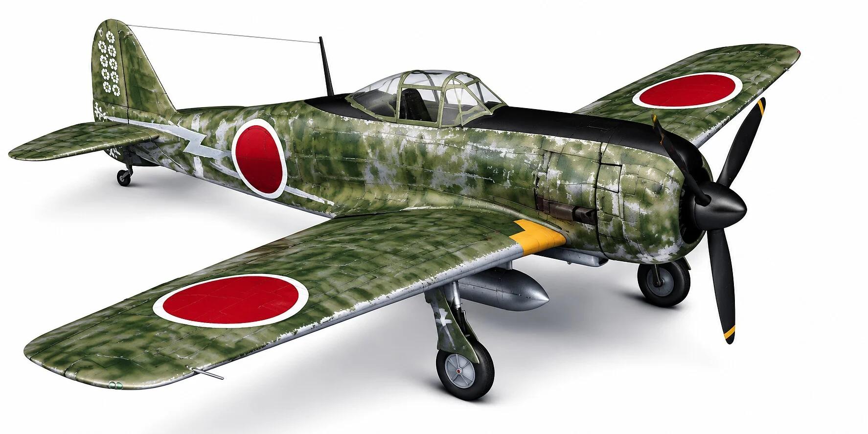 Hasegawa 1/72 Nakajima Ki-43-ii Oscar Model Kit — official product photo 1