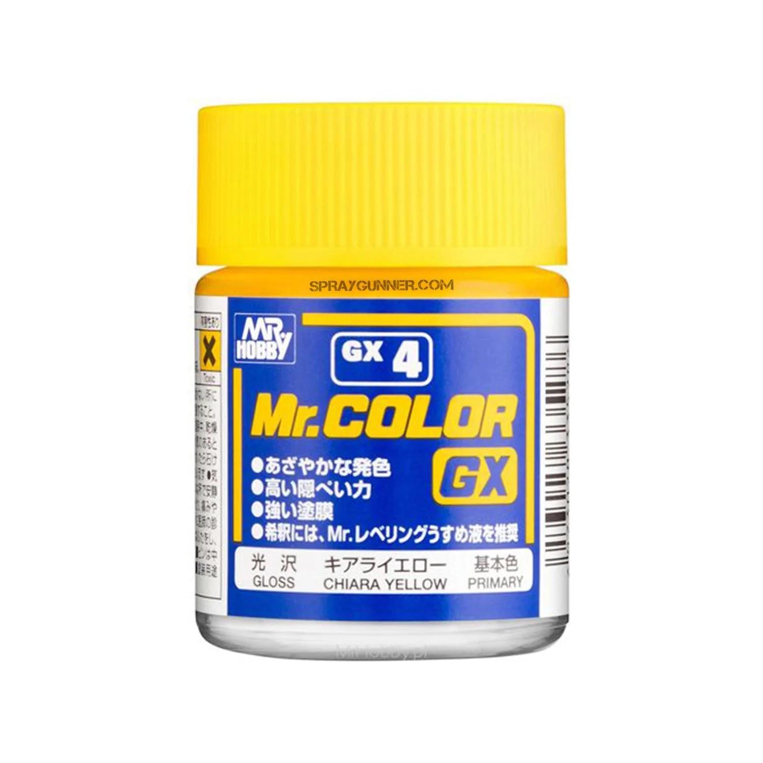 GSI Creos Mr. Color GX GX4 Chiara Yellow (Gloss) 18ml — product photo