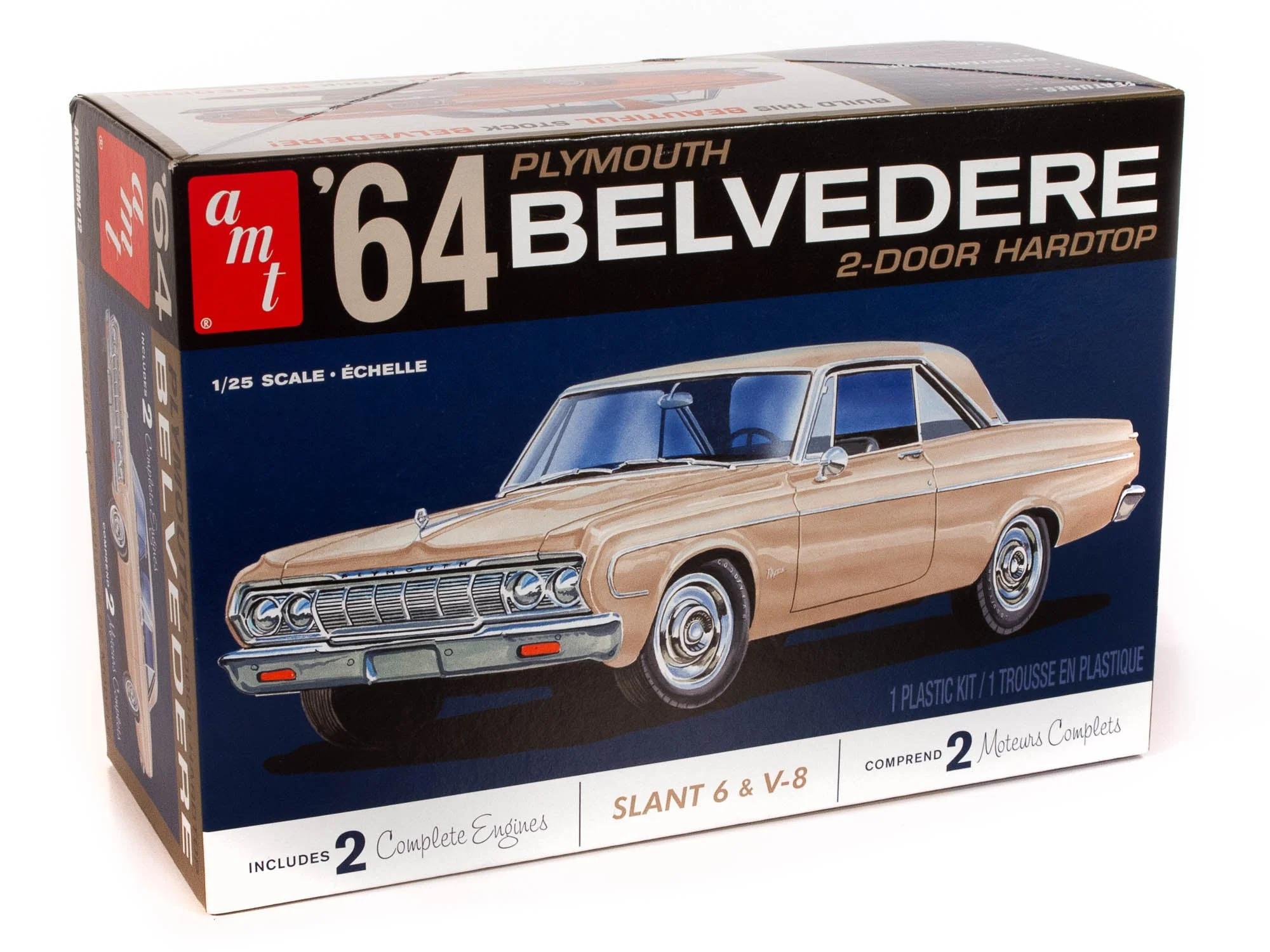 AMT 1/25 1964 Plymouth Belvedere Model Kit — official product photo 1